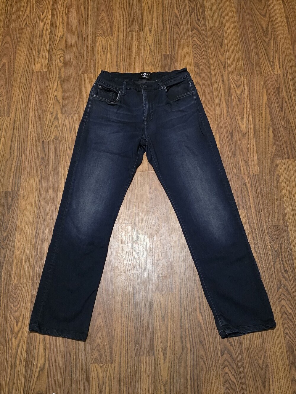 7 For All Mankind Womens Size 29 Luxe Sport Dark Wash Super Stretch Jeans E73